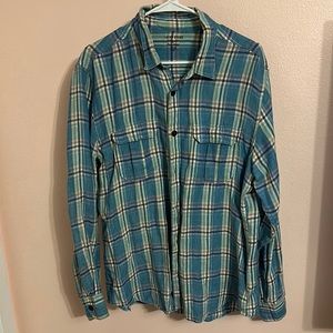 Lucky brand, Irish linen button down